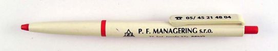 P.F. managering