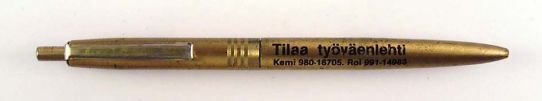Tilaa tyovaenlehti
